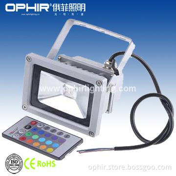 CE RoHS Listed BridgeLux Floodlight 10W RGB Outdoor Lights